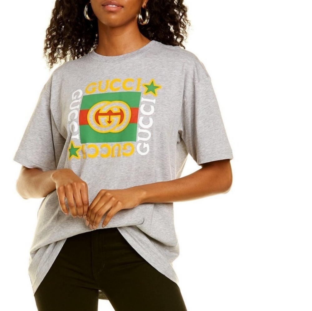 NWT Authentic Gucci Star Logo T-Shirt sz SM